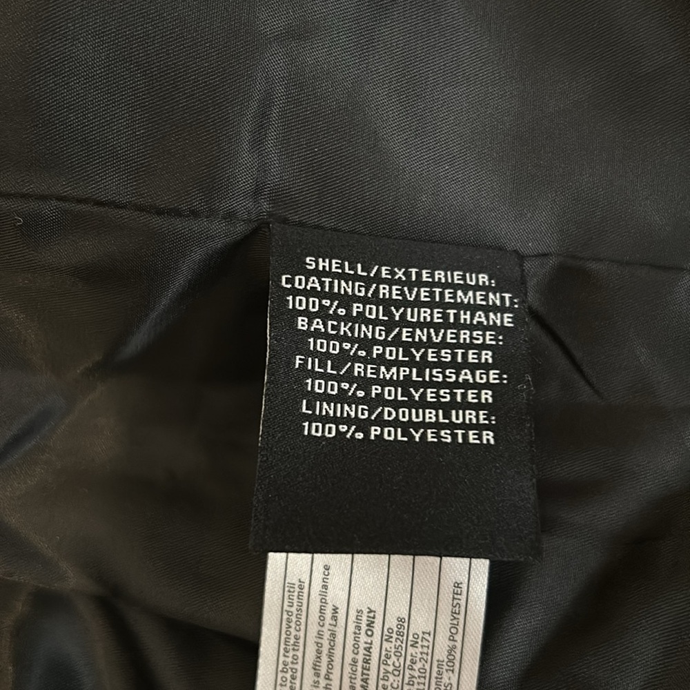 7 for all mankind faux leather puffer vest - Picture 12 of 14